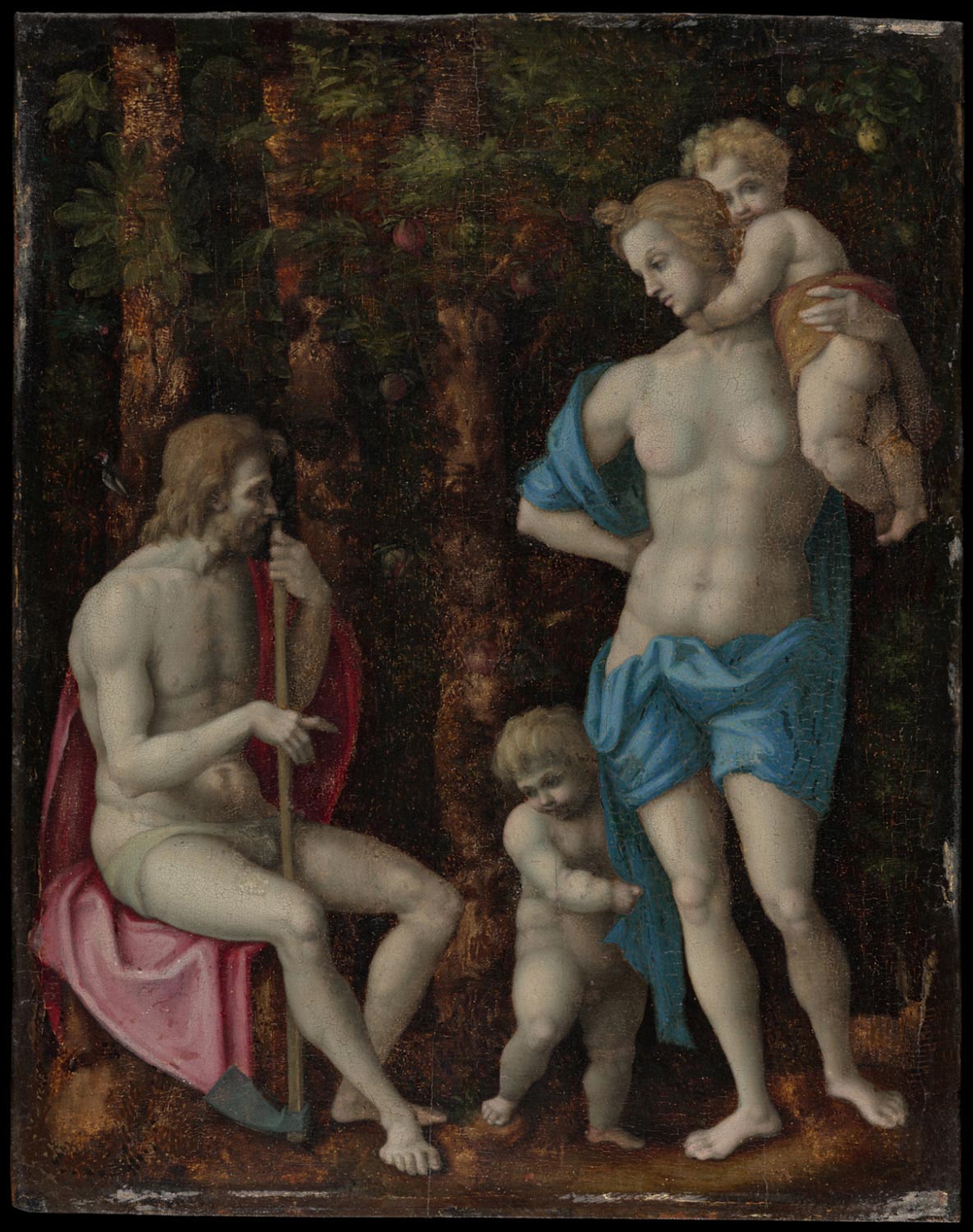Adam and Eve with Cain and Abel